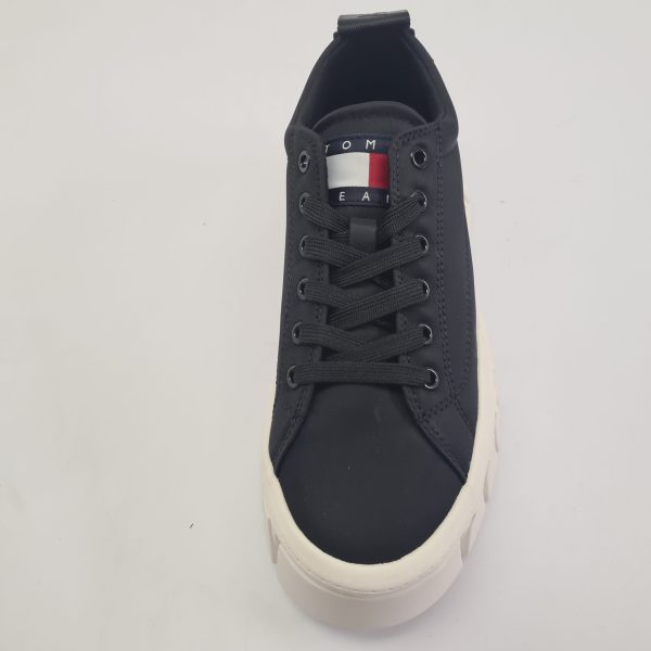 סניקרס שחור לבן TOMMY JEANS