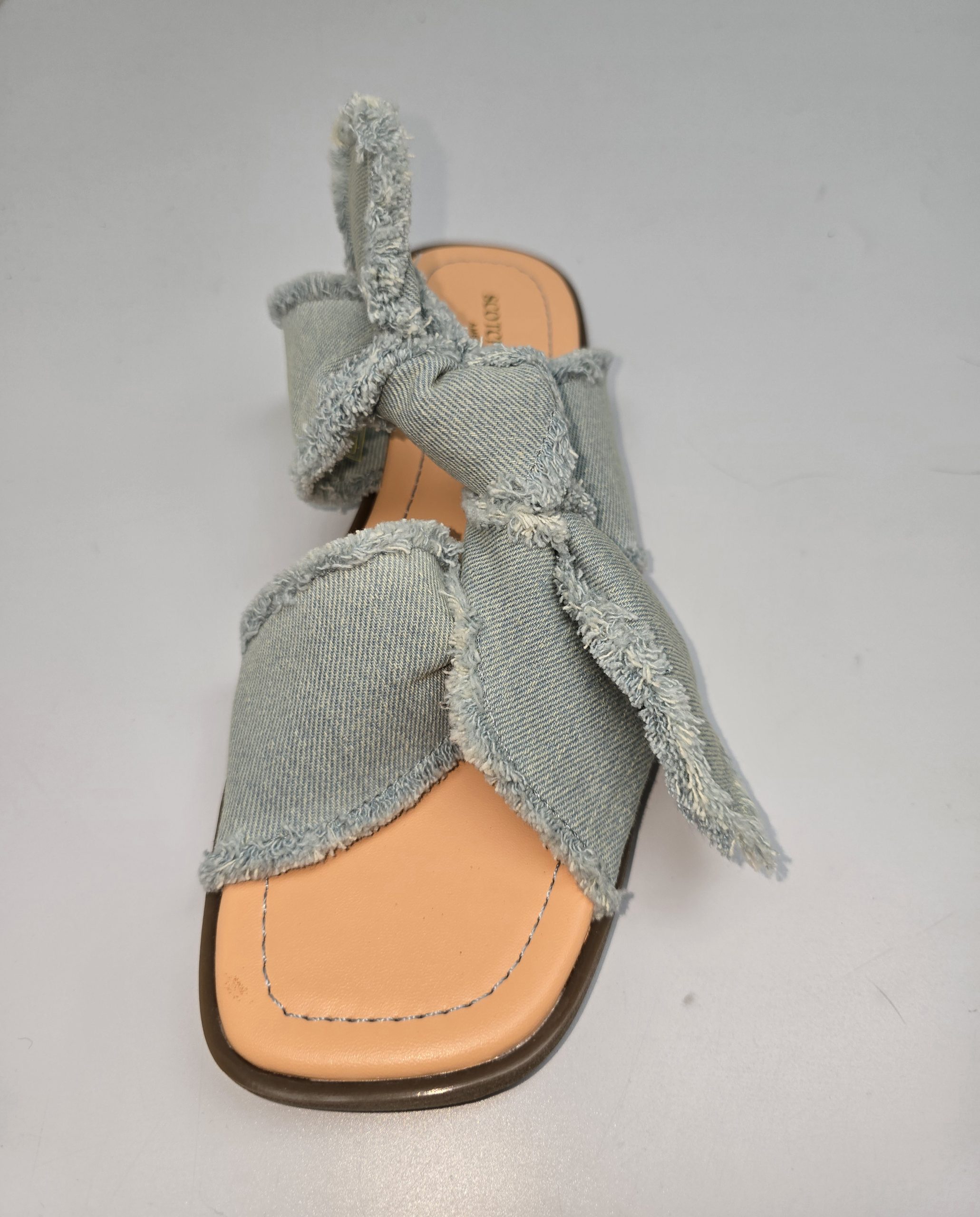 Denim tied flip- flop – תמונה 2