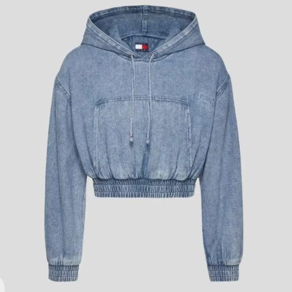 DENIM CROPPED עליון