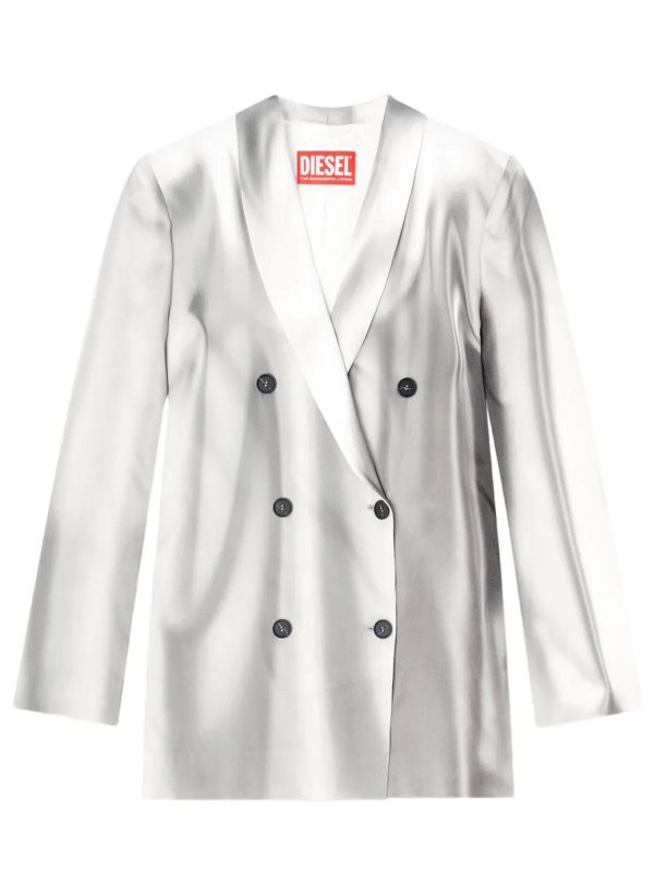 ז'קט מבריק אפור DIESEL